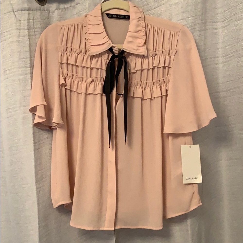 Pink Zara blouse